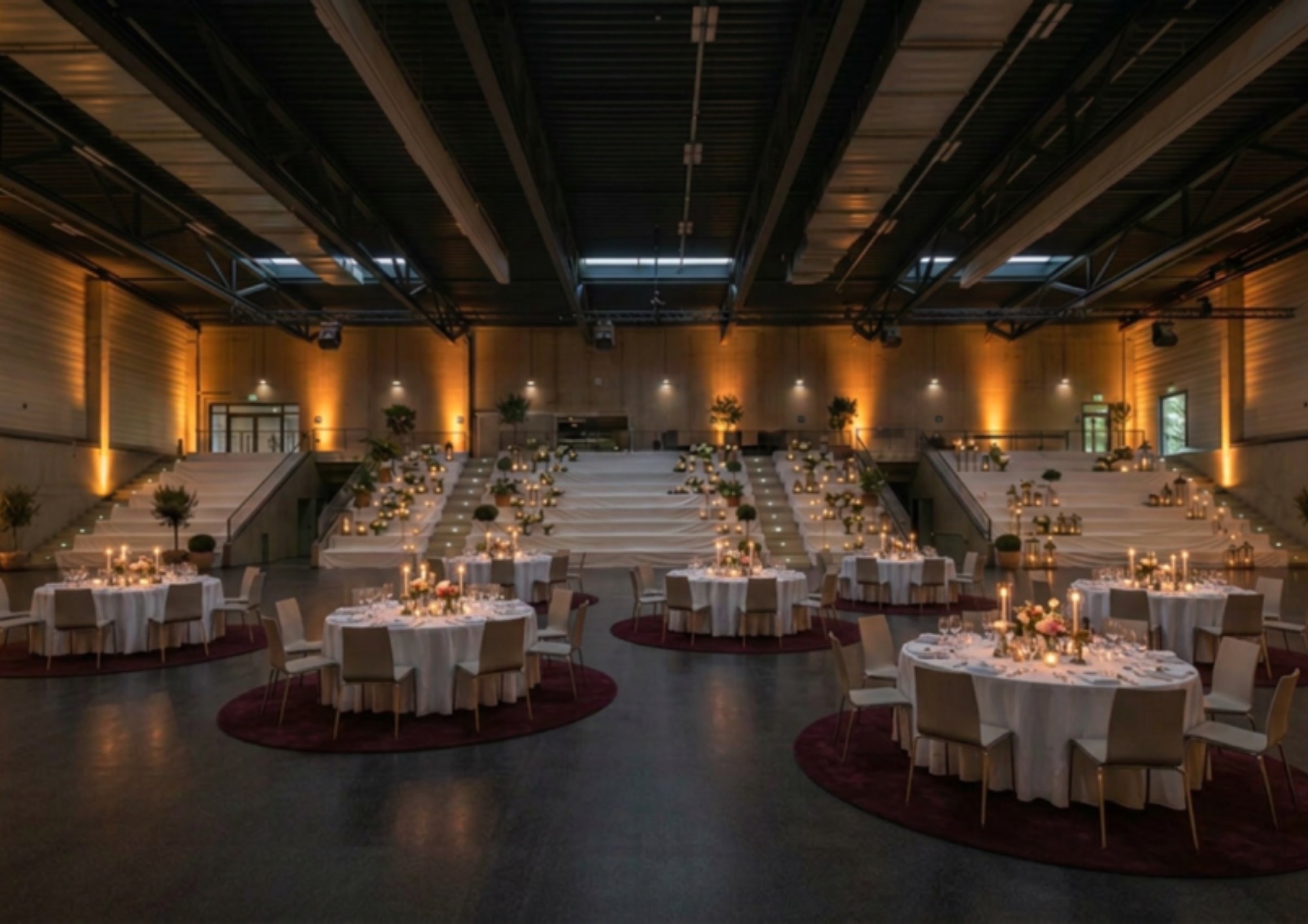 Punctum Halle Troisdorf &ndash; Gala-Dinner im Kerzenlicht